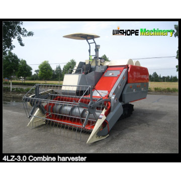 4lz-3.0 Double Thresher Cylinders Rice Combine Harvester